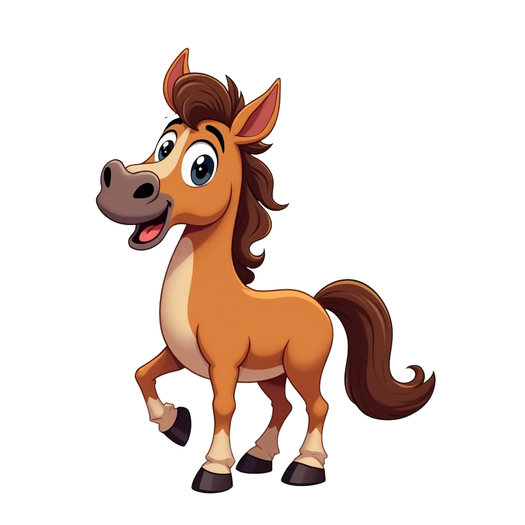 Cartoon Horse Illustration